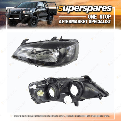 Superspares Left Headlight for Holden Astra TS Style 1 08/1998-05/2006