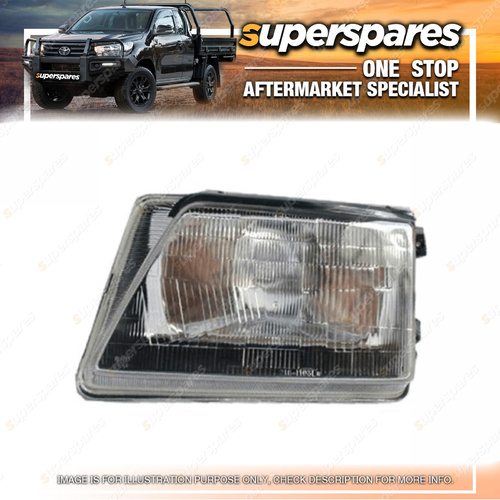 Superspares Left Hand Side Headlight for HOLDEN BARINA ML 09/1986-12/1989