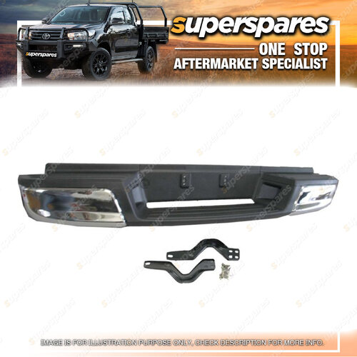 Superspares Rear Bumper Bar Chrome for Holden Colorado RC 06/2008 - 05/2012