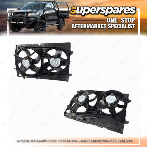 Dual Radiator Fan for Holden Commodore VZ V6 4 Ping Plug 08/2004-07/2006