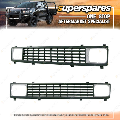 Superspares Grille for Holden Rodeo KB21/KB40 1981 - 1982 BLACK color