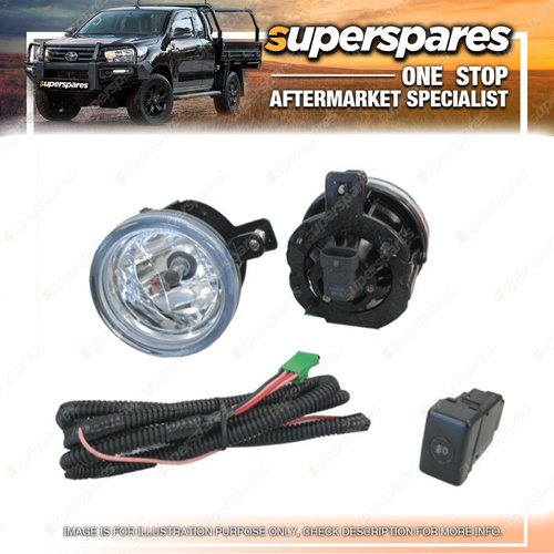 Superspares Fog Light Kit for Holden Rodeo RA 01 / 2007 - 09 / 2008