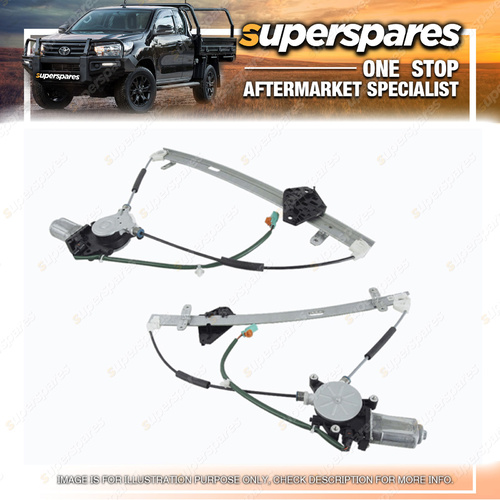 Superspares Left Front Electric Window Regulator With Motor for Honda Crv RD