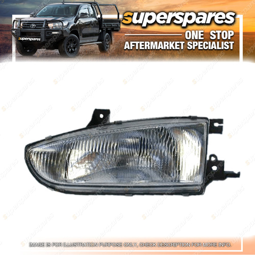 Superspares Left Hand Side Headlight for Hyundai Lantra J1 07/1993-09/1995