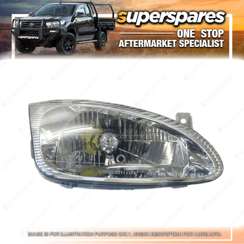 Superspares Head Light Right Hand Side for Hyundai Lantra J2 01/1999-10/2000