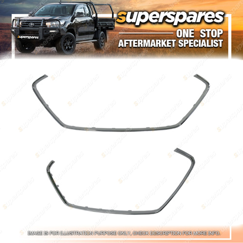 Front Bumper Bar Insert Frame Chrome for Hyundai Ix35 Highlander-Elite LM