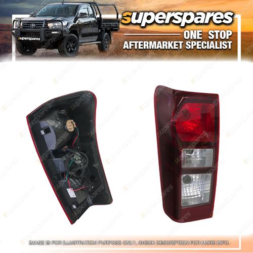 Superspares Left Hand Side Tail Light for Isuzu D Max 07/2012-10/2016