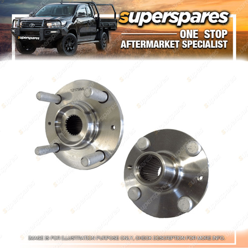 Superspares Front Wheel Hub Without Bearing for Kia Rio JB 05/2005-09/2011