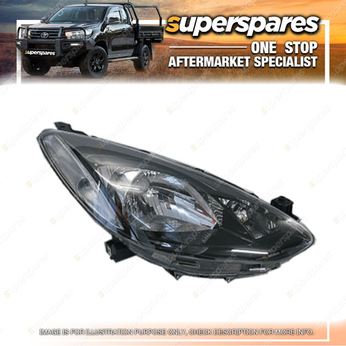 Superspares Head Light Right Hand Side for Mazda 2 De 06/2007-01/2010
