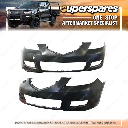 Superspares Front Bumper Bar Cover for Mazda 3 Sedan BK 2006-2008