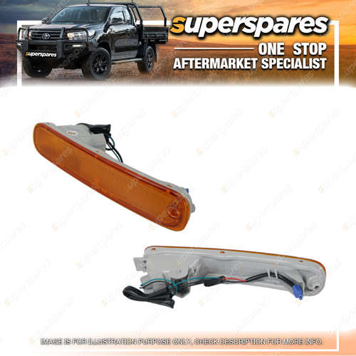 Superspares Left Bumper Bar Blinker for Mazda 323 BA 07/1994-10/1996