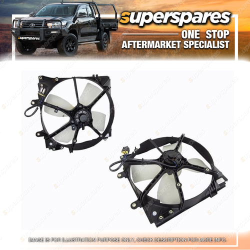 Superspares Manual Radiator Fan for Mazda 626 GE 01/1992 - 07/1997