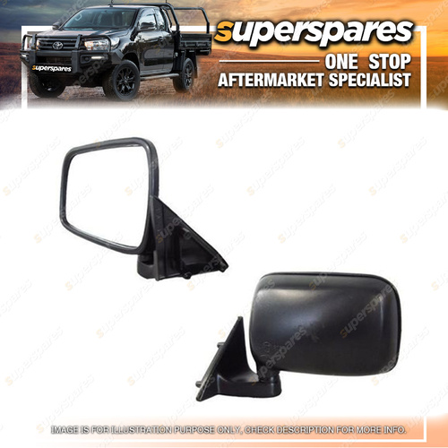 Superspares Door Mirror Left Hand Side for Mazda B2200 06/1985 - 12/1995