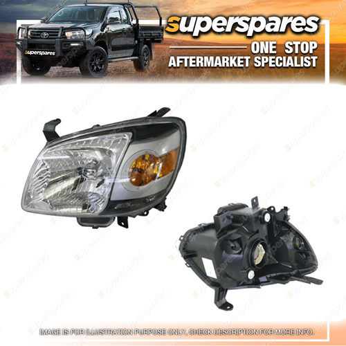 Superspares Left Hand Side Headlight for Mazda Bt 50 UN 2006-2008