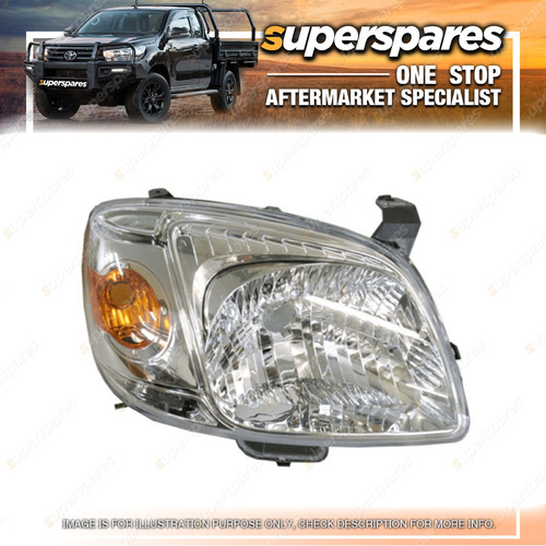 Superspares Head Light Right Hand Side for Mazda Bt-50 06/2008-On