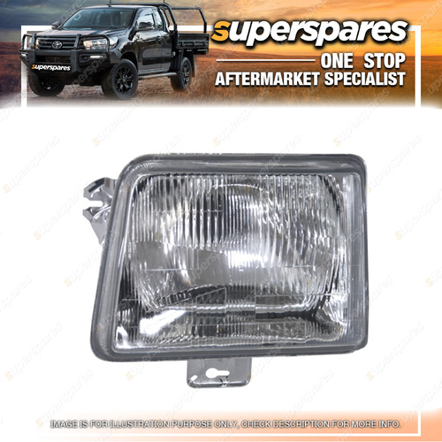 Superspares Left Hand Side Headlight for Mitsubishi COLT RB - RE 1983-1990