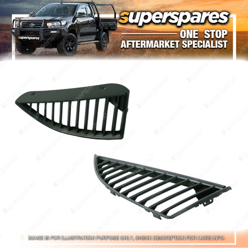 Superspares Right Black Grille for Mitsubishi Lancer CH 08/2003-09/2005