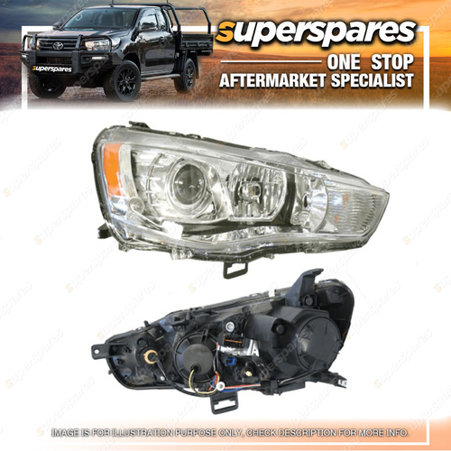 Superspares Head Light Right Hand Side for Mitsubishi Outlander Zh 08/2009-On