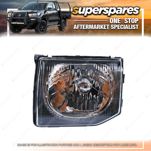 Superspares Left Headlight for Mitsubishi Pajero NL 09/1997-04/2000