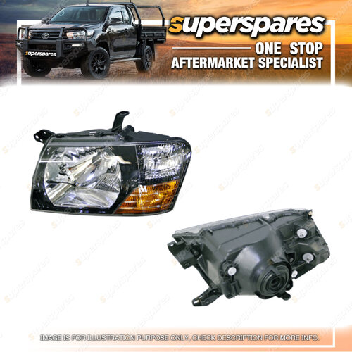 Superspares Left Headlight for Mitsubishi Pajero NM 05/2000-10/2002