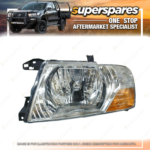 Superspares Left Headlight for Mitsubishi Pajero NP 11/2002-10/2006