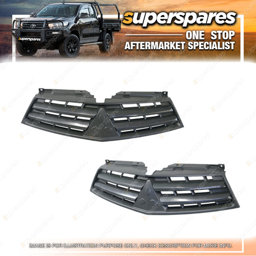 Superspares Front Black Grille for Mitsubishi Triton MN 09/2009 -12/2014