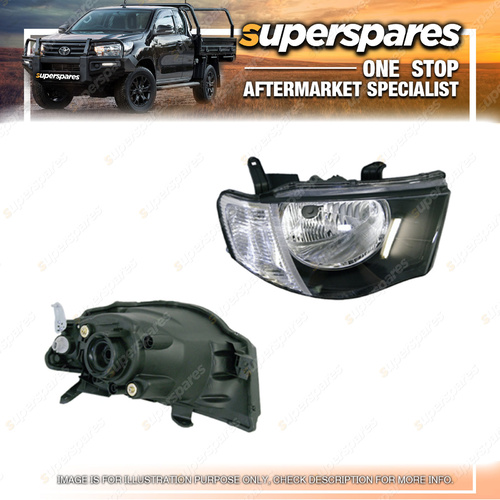 Superspares Head Light Right Hand Side for Mitsubishi Triton Mn 08/2009-On