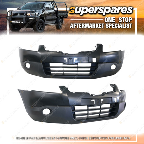 Front Bumper Bar Cover for Nissan Dualis J10 No Jet Holes 11/2007-03/2010