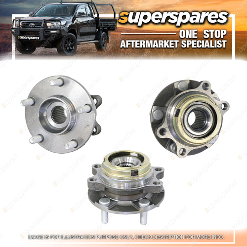 Superspares Front Wheel Hub With Abs for Nissan Maxima J31 12/2003-01/2009