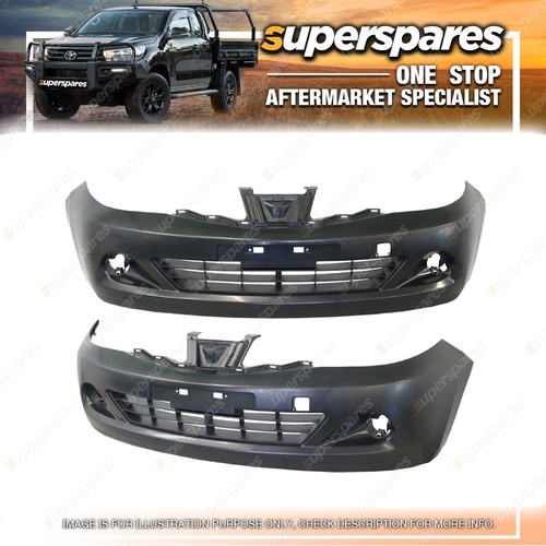 Superspares Front Bumper Bar Cover for Nissan Tiida C11 2009-ONWARDS