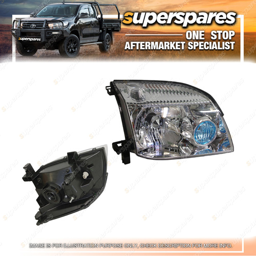 Superspares Head Light Right Hand Side for Nissan X-Trail T30 10/2001-08/2007