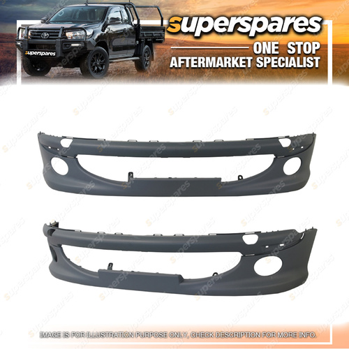 Superspares Front Bumper Bar Cover for Peugeot 206 Gti Cc 10/1999-09/2007