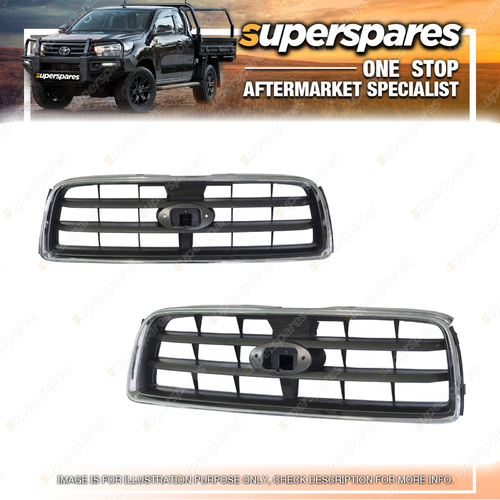 Superspares Front Grille for Subaru Forester SG 2002-2005 Brand New