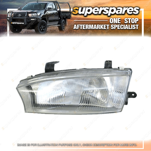 Superspares Left Hand Side Headlight for Subaru Liberty BD 06/1994-10/1998