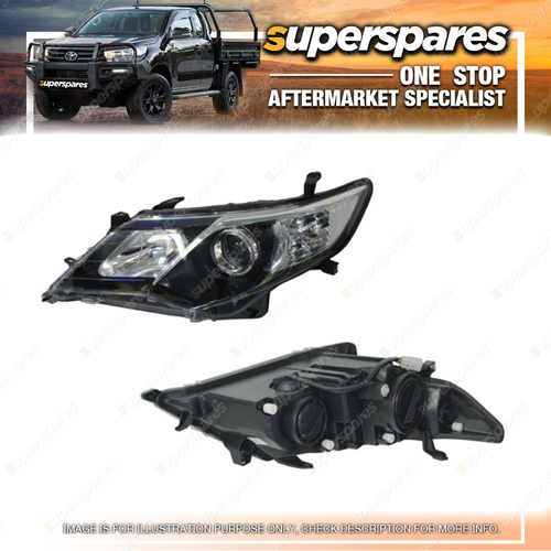 Superspares Left Headlight for Toyota Camry ASV50 AVV50 12/2011-12/2014