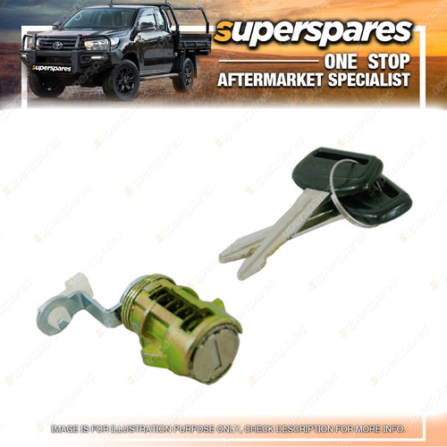 Superspares Left Door Lock Barrel Keys for Toyota Hiace RZH 11/1989-02/2005