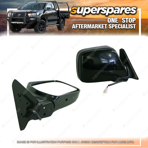 Right Black Electric Door Mirror for Toyota Landcruiser 80 SERIES