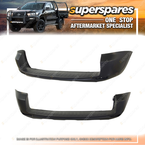 Rear Bumper Bar Cover for Toyota Rav4 ACA30 SERIES 2 Without Flare Holes