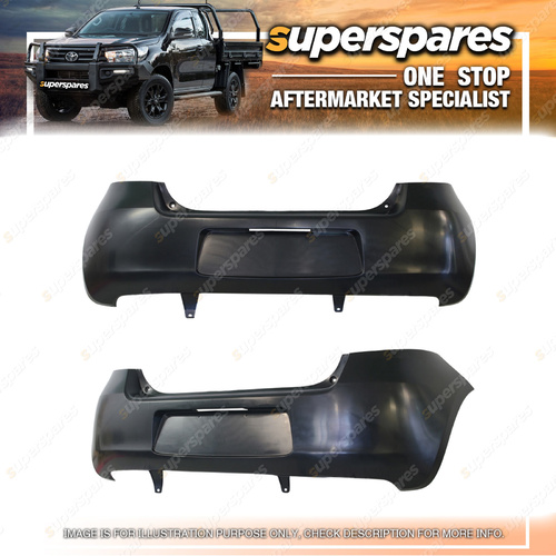 Superspares Rear Bumper Bar Cover for Toyota Yaris Hatchback NCP90 2005-2008