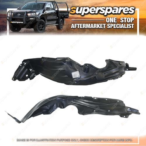 Superspares Left Guard Liner for Toyota Yaris Sedan NCP93 01/2006-ONWARDS