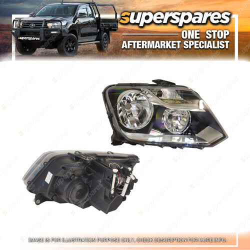 Superspares Headlight Right Hand Side for Volkswagen Amarok 2H 01/2012-On