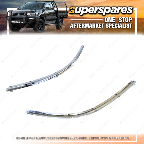 Superspares Left Bumper Bar Mould With Chrome Strip for Volkswagen Passat GP