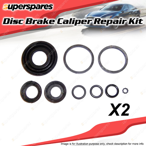 2 x Rear Disc Brake Caliper Repair Kit for Holden Vectra CD GL JR JS 4Cyl V6