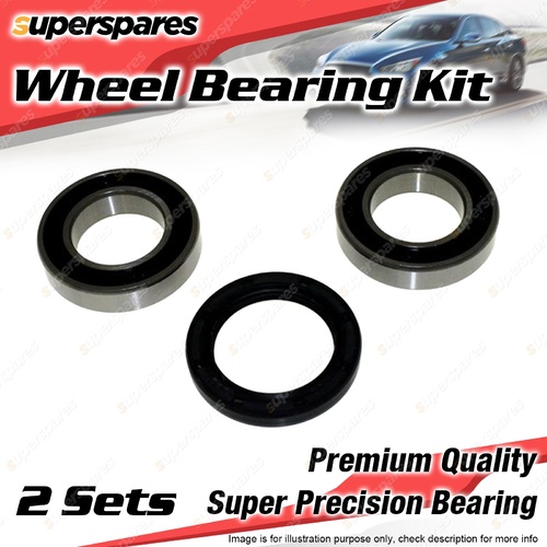 2x Front Wheel Bearing Kit for SUZUKI ALTO CULTUS HATCH SWIFT GA GL I3