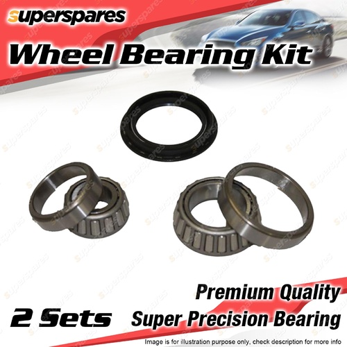 2x Front Wheel Bearing Kit for Porsche 924 2.0L 93KW I4 SOHC 1977-1982