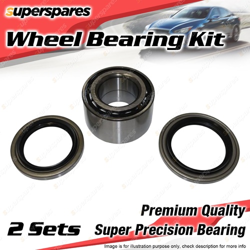 2x Rear Wheel Bearing Kit for LEXUS SC400 UZZ31R UZZ31 4.0L V8 DOHC 1991-1997