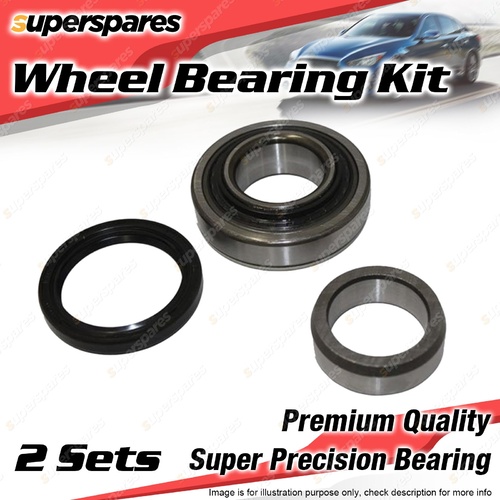 2x Rear Wheel Bearing Kit for SUZUKI JIMNY JLX JX SN413 SIERRA SJ413 1.3L