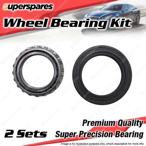 2x Front Wheel Bearing Kit for Saab 99 PE104S B20 1.9L 2.0L FWD 1971-1974