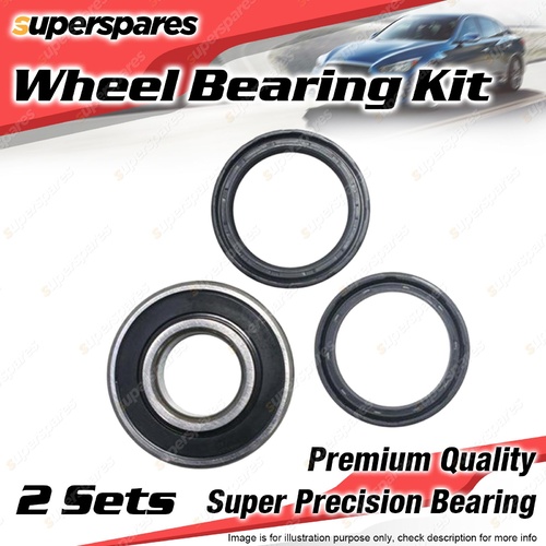 2x Rear Wheel Bearing Kit for SUZUKI VITARA JLX SV420 TA51C TA51V I4 2.0L