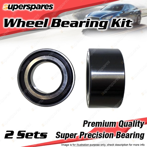 2x Front Wheel Bearing Kit for RENAULT CAPTUR GRAND SCENIC MEGANE 2003-On